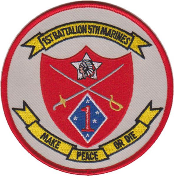 1st Battalion 5th Marines USMC Patch