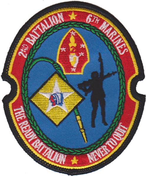 2nd Battalion 6th Marines USMC Patch