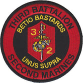 3rd Battalion 2nd Marines USMC Patch