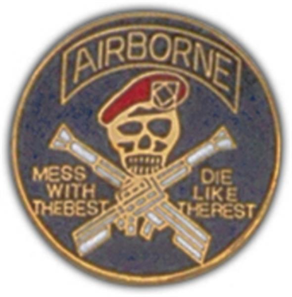 Airborne Small Hat Pin