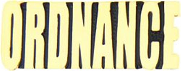 ORDNANCE Small Hat Pin