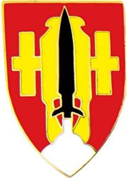 Artillery Missile School Small Hat Pin