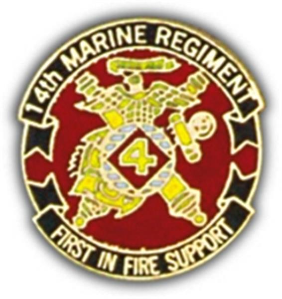 14th RGT Small Hat Pin