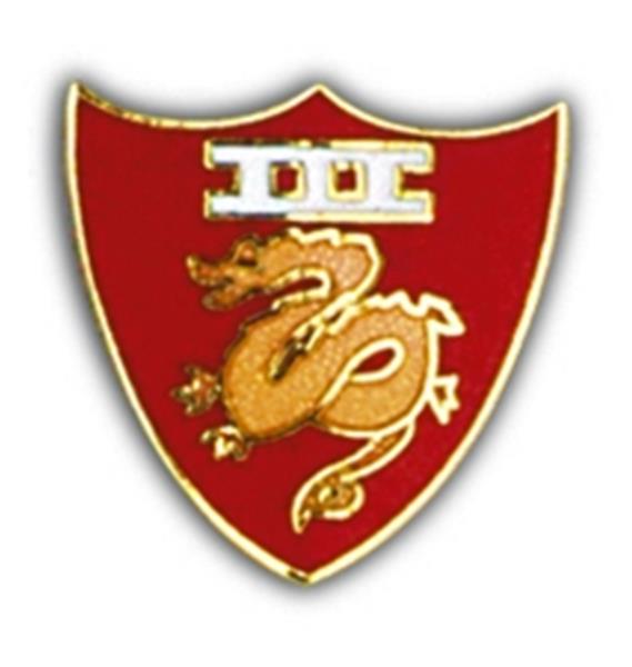 3rd Marine Amph Small Hat Pin