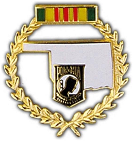 Oklahoma POW Large Pin