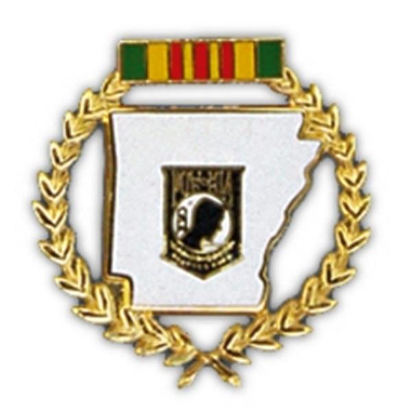 Arkansas POW Large Pin