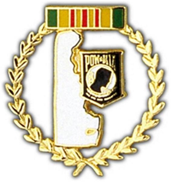 Delaware POW Large Pin