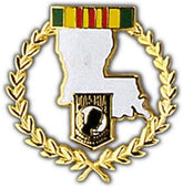 Louisiana POW Large Pin