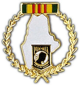Maine POW Large Pin