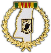 Mississippi POW Large Pin