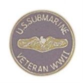 Submarine WWII Vet Small Pin