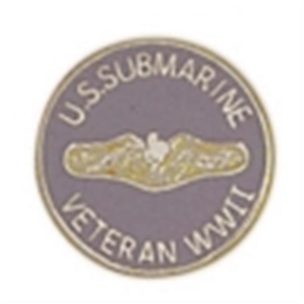 Submarine WWII Vet Small Pin