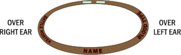 OCP Kevlar Helmet Band with Cat Eyes - 3 SIDED