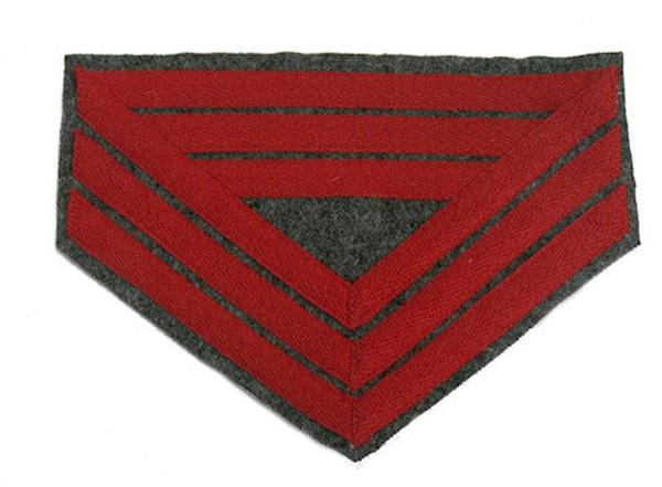 Civil War Confederate Rank Chevron - ARTILLERY
