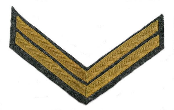 Civil War Confederate Rank Chevron - CAVALRY