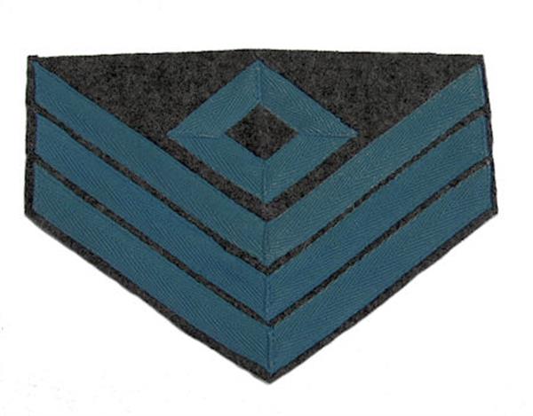 Civil War C.S. Chevrons with Grey Wool - INFANTRY