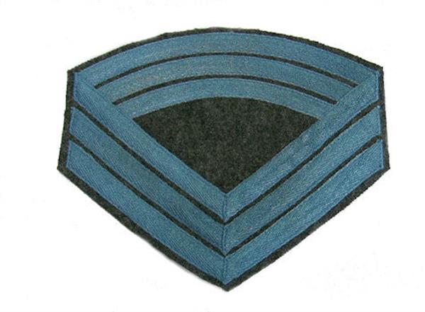 Civil War C.S. Chevrons with Grey Wool - INFANTRY