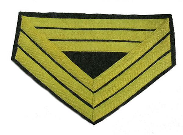 Civil War Confederate Rank Chevron - CAVALRY