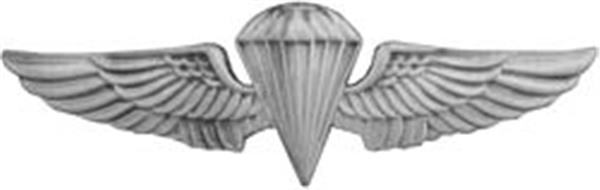 USMC Jump Wings Silver Large Pin
