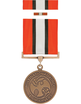 Multi-National Forces Full Size Medal Box Set with Lapel Pin