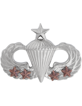 U.S. Army Parachutist Badge - No Shine Insignia