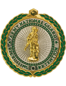 U.S. Army Recruiter Basic with Minuteman Badge - No Shine Insignia