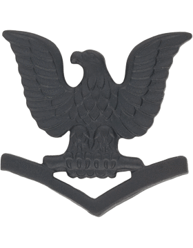 Rank - Black Metal - NAVY  Sold as Pair