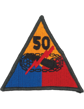 50th Armored Division Patch