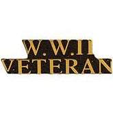 WWII Veteran Pin  - Size 1-1/2 inch - CLEARANCE!