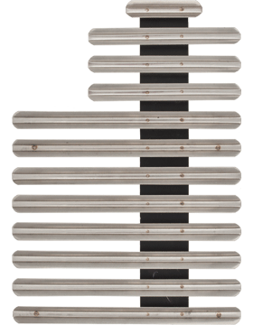 Ribbon Bar Holder with 1/8 Inch Gap - Staggered Right - 31 Ribbons