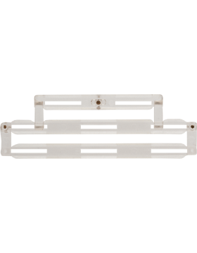 Plastic Ribbon Bar Holder with 1/8 inch Gap - 8 Ribbons