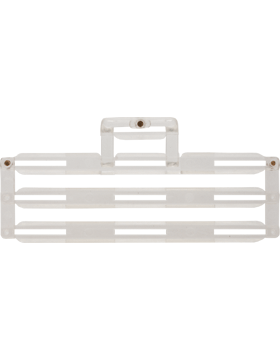 Plastic Ribbon Bar Holder with 1/8 inch Gap - 10 Ribbons