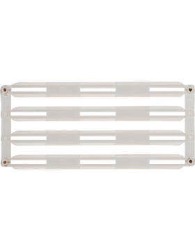 Plastic Ribbon Bar Holder with 1/8 inch Gap - 12 Ribbons