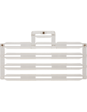 Plastic Ribbon Bar Holder with 1/8 inch Gap - 13 Ribbons