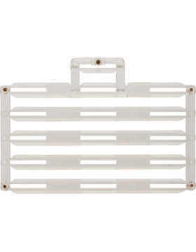 Plastic Ribbon Bar Holder with 1/8 inch Gap - 16 Ribbons