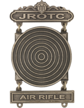 JROTC Marksman with Air Rifle Q-Bar, Target (Silver Ox)