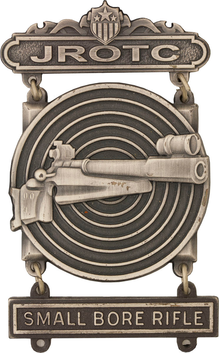 JROTC Sharpshooter with Small Bore Rifle Q-Bar, Targe & Rifle (Silver Ox)
