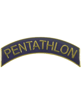 ROTC Metal Arc Tab PENTATHLON