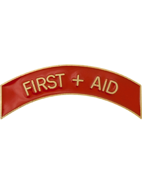 ROTC Metal Arc Tab FIRST AID