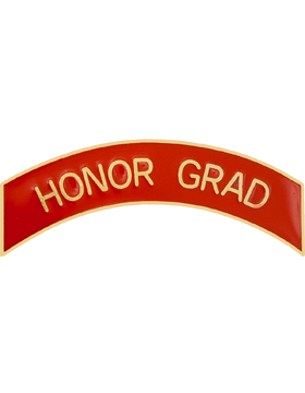 ROTC Metal Arc Tab HONOR GRAD