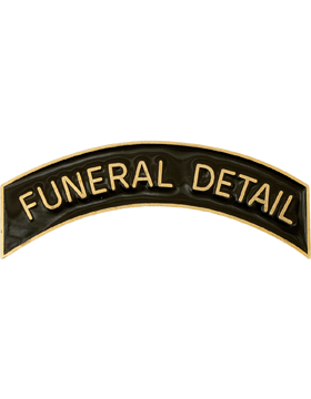 ROTC Metal Arc Tab FUNERAL DETAIL