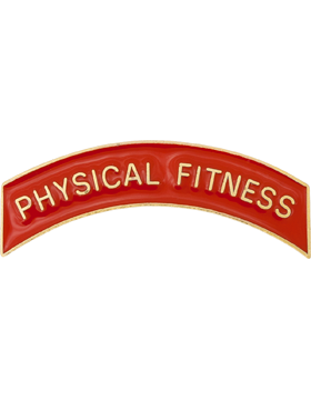 ROTC Metal Arc Tab PHYSICAL FITNESS