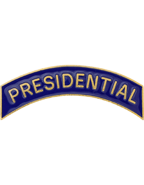 ROTC Metal Arc Tab PRESIDENTIAL