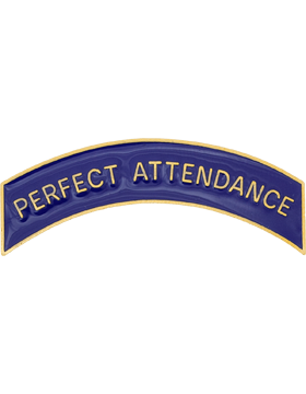 ROTC Metal Arc Tab PERFECT ATTENDANCE