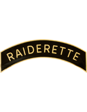 ROTC Metal Arc Tab RAIDERETTE