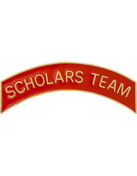 ROTC Metal Arc Tab SCHOLARS TEAM