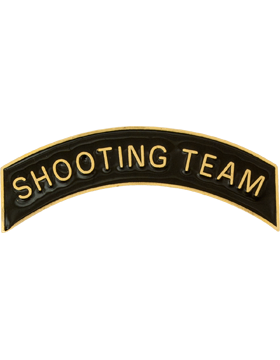 ROTC Metal Arc Tab SHOOTING TEAM