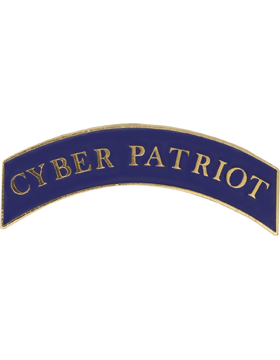 ROTC Metal Arc Tab CYBER PATRIOT