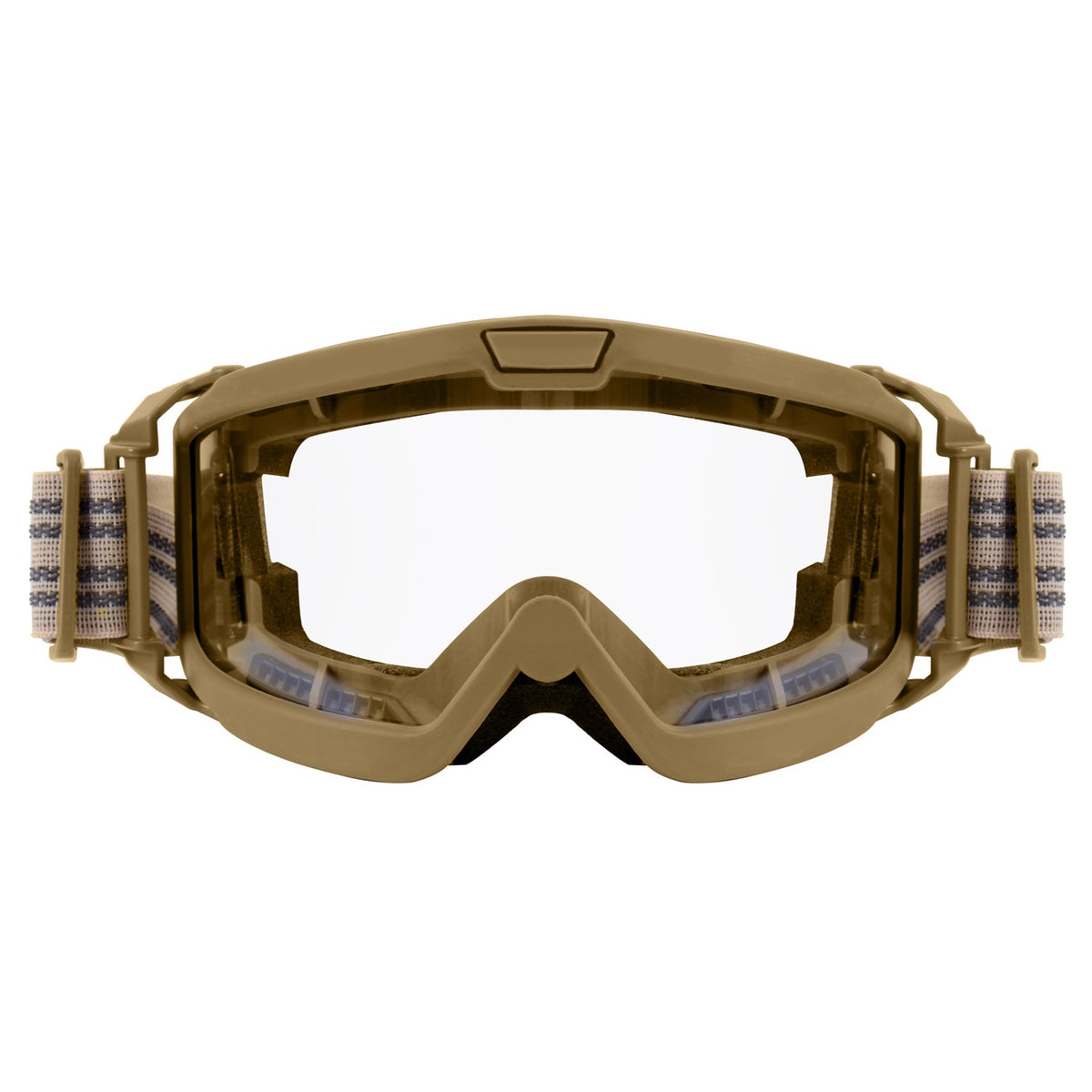 Rothco ANSI Ballistic OTG Goggles Coyote Brown and Clear