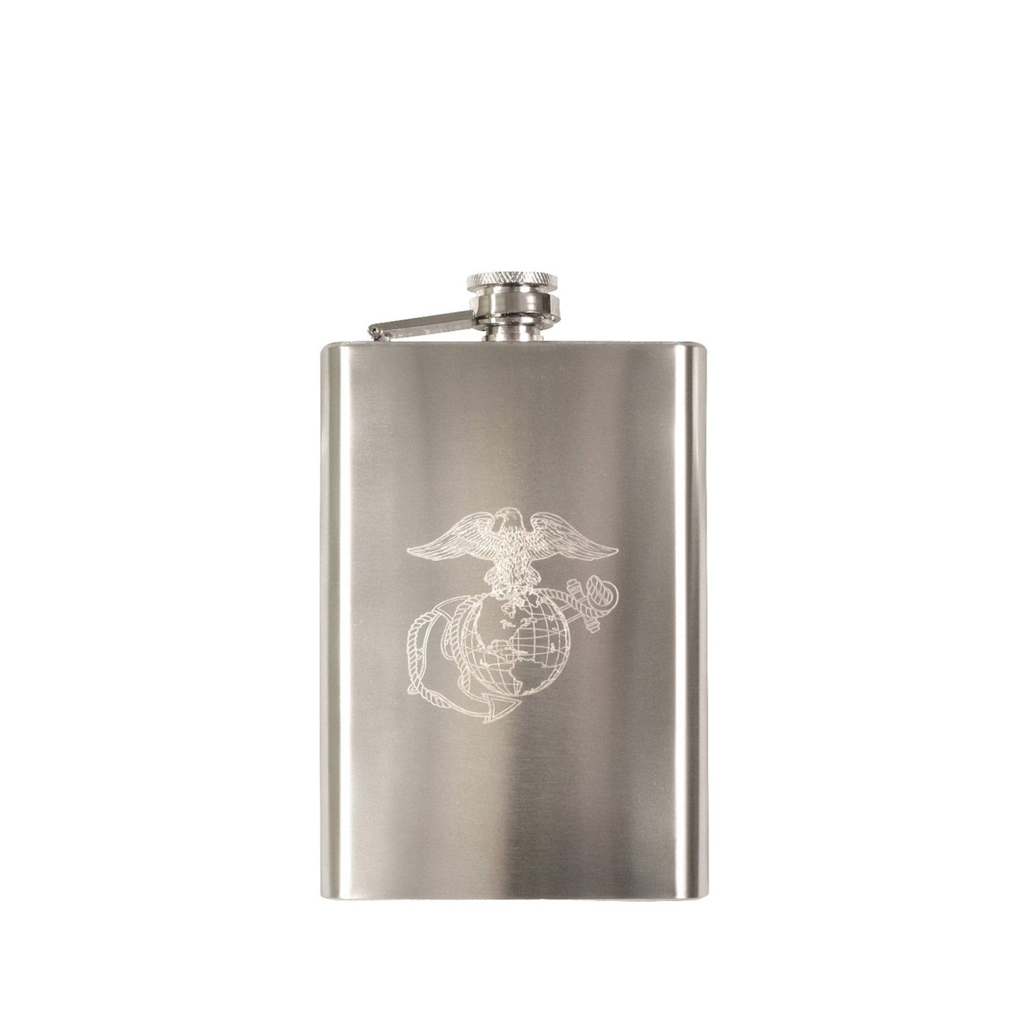 Rothco Engraved Stainless Steel Marines Flask